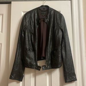 Genuine goat leather jacket